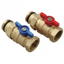 Zurn Industries QHMBV06 - 1-1/4''  QickZone Manifold Ball Valves Less Thermometers