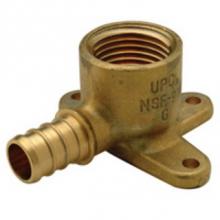 Zurn Industries QQDE44BFGX - XL Brass Drop Ear Elbow - 3/4'' Barb x 3/4'' FPT