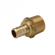 Zurn Industries QQMC44GX - XL Brass Male Adapter - 3/4'' Barb x 3/4'' MPT