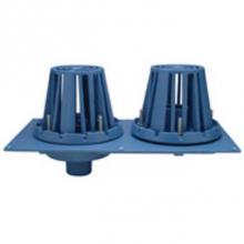 Zurn Industries RD2130-NH3-C-CI-VP - RD2130 3'' Combination OverflowRoof Drain w/ CI Dome & UDC