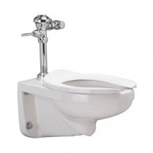 Zurn Industries Z.WC1.M - MNUL WALL BWL SYSTM - Z5615 ELONGATED, VITREOUS WATER CLST WITH MNUL 1.1 GPF Z60