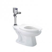 Zurn Industries Z.WC5.S.TM - SNSR FLR MNT SYSTM- Z5654-BWL-14'' ELNGTED, VITREOUS WATER CLST W/TOP MNT UNIT