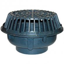 Zurn Industries Z101-8NH-DP - Z101 20'' High Cap Roof Drain w/ Cast Iron Body w/8''NH Outlet, Low Slhtte Dom