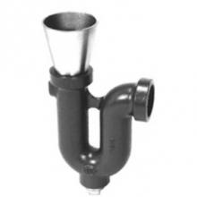 Zurn Industries Z1019-2IP - CI Funnel Drain w/ P-Trap & 2'' IP Threaded Connection
