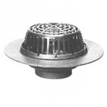 Zurn Industries Z107-6NH - 20''Dia Wide Flange Roof Drain w/ Poly-Dome