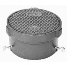Zurn Industries ZN1404-6-HD - Z1404 Pol Nicl Brz Adj Spigot Cleanout w/ 6'' SJ Outlet and HD Veneer