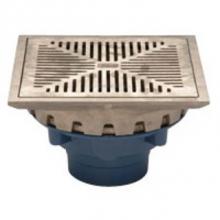 Zurn Industries ZB158-3NL - 10'' Sq PB Prom Deck Drain