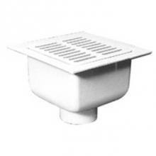 Zurn Industries Z1920-4NL-KC - 16''Sq X 7'' CI A.R.C. Floor Sink w/ Full Grate-Anchor Flange-CC