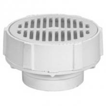 Zurn Industries ZN1970-2NL-K - 9''Rd X 3'' Ni Brz Shallow A.R.C. Floor Sink w/ Full Grate-Anchor Flange