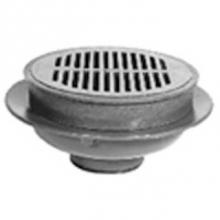Zurn Industries Z505-4NH-V - 12'' Dia Heavy Duty Drain-BWV