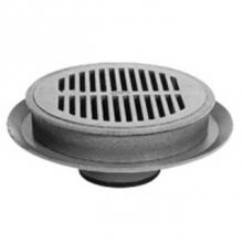Zurn Industries Z509-3NL-P-S-Y - 12'' Dia Heavy Duty Drain-Trap Primer-Secondary Strainer-Bucket