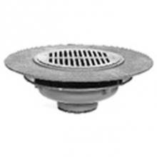 Zurn Industries Z532-4NL - 12'' Dia Wide Flange Heavy Duty Floor Drain