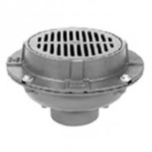 Zurn Industries Z550-4NL-D - 9'' Dia Medium Duty Drain-Dome Grate