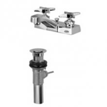 Zurn Industries Z81102-XL-P - FAUCET (NSF), 4'' CENTERSET INTEGRAL SPOUT, '2' POP LEAD FREE