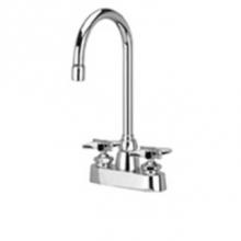 Zurn Industries Z812B2-XL - -XL CENTERSET W/5-3/8'' GOOSENECK SPOUT & 3'' DIA FOUR ARM HA