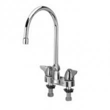 Zurn Industries Z812C3-XL - -XL 4'' Centerset Faucet with 8'' Gooseneck and Dome Lver Hdls