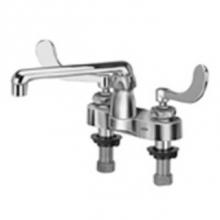Zurn Industries Z812F4-XL-7F - CENTERSET FAUCET W/6'' CAST SPOUT & 4'' WRIST BLADE HANDLES '7F'