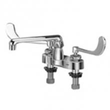 Zurn Industries Z812F6-XL - -XL Centerset Faucet w/ 6'' Cast Spout & 6'' Wrist Blade H