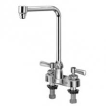 Zurn Industries Z812S1-XL-17M - FAUCET (XL), 4'' CTRSET, 8'' BENT RISER SPOUT, -4 HDL '17M'