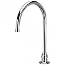 Zurn Industries Z821C0-XL-FC0.5 - DECK MOUNTED FAUCET (XL); 8'' GOOSENECK SPOUT W/.5 GAL FLOW CONTROL