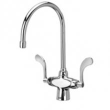 Zurn Industries Z826C4-XL-6F - FAUCET (XL), DOUBLE LAB, 8'' GOOSENECK; -4 HDL '6F'