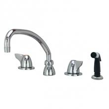 Zurn Industries Z831J3-XL-ICT-HS - -XL Widespread ICT w/ 9-1/2'' Tubular Spout2'' ;HS LEAD FREE