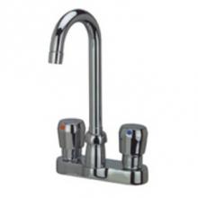 Zurn Industries Z866A0-XL-3F - FAUCET, 4'' CENTERSET GN METERING ''A'' 3F''