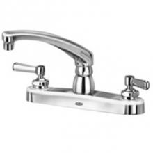 Zurn Industries Z871G1-XL-WM - KITCHEN SINK FAUCET W/ 8'' CAST SPOUT, 2-1-2'' LEVER HANDLES WALL MOUNTED