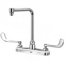 Zurn Industries Z871S6-XL - FAUCET (XL), 8'' KITCHEN, 8'' BENT RISER SPOUT, -6 HDL