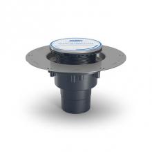 Zurn Industries ZS1400-3NH-5B-DP - Z1400-DP CI CO w/ 5'' Rd SS Cover, 3'' NH Outlet, Deck Plate P.N. 3164760105