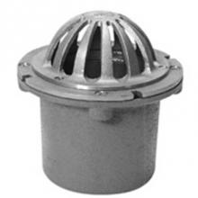 Zurn Industries ZRB181-4IP - 6'' Dia Cornice Drain-Rough Bronze