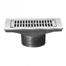 Zurn Industries ZN400-9J - ZN400J Polished Nickel Bronze 5'' X 9'' ''Type J'' Adj Top