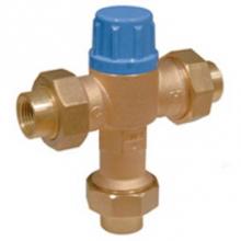 Zurn Industries ZW1017XL-LU - ZW1017XL AquaGard® Thermostatic Mixing Valve less union connection