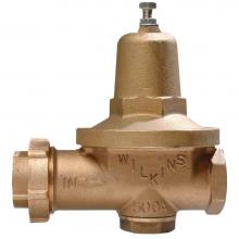 Zurn Industries 2-500XLG - Pressure Reducing Valve, Lead-Free, FNPT Union x FNPT, Gauge