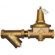 Zurn Industries 212-500XLYSBR - Pressure Reducing Valve, Lead-Free, FNPT Union x FNPT