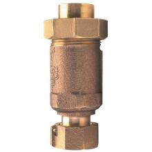 Zurn Industries 1UFX1F-700XL - Dual Check Valve, Lead-Free, Union FNPT x FNPT