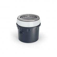 Zurn Industries EZ-AB4-SS - ABS Slab on Grade Floor Drain ? 5-inch Square Stainless-Steel Strainer with 4-inch Bottom Outlet