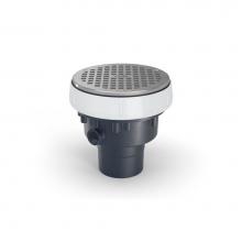 Zurn Industries EZ-PV2-R6 - EZ PVC Slab on Grade Drain w/6'' Round NB Head and 2''X3'' Outlet PN