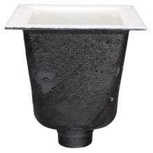 Zurn Industries FD2377-NH4 - FD2377 4'' No-Hub Body w/ Dome Strainer