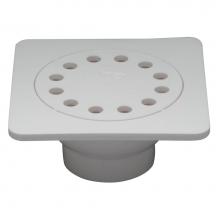 Zurn Industries FD2380-PVC - FD2380-6X6 PVC Bell Trap Assy P.N. 59128PVC6