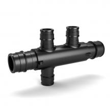 Zurn Industries QEPMFO443-3 - F1960 Expansion CR MultiPort Tee - Flow-Thru EX PEX Mains 3/4''x 3/4'', (3) 1/