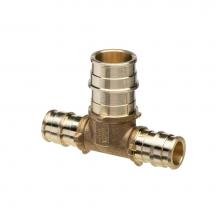 Zurn Industries QET334GX - F1960 Expansion XL Brass TEE  - 1/2'' EX PEX x 1/2'' EX PEX x 3/4''