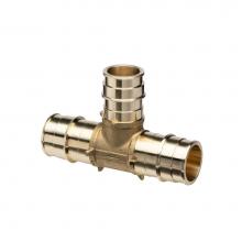 Zurn Industries QET776GX - F1960 Expansion XL Brass TEE  - 1-1/2'' EX PEX x 1-1/2'' EX PEX x 1-1/4'&