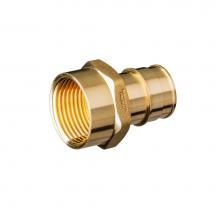 Zurn Industries QEUFC55GX - F1960 Expansion XL Brass FPT Adapter - 1'' EX PEX x 1'' FPT
