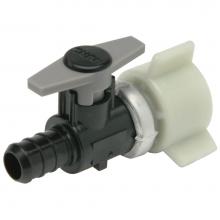 Zurn Industries QPBV3X - Zurn Pex CR Polymer  Ball Valve 1/2''  PEX x Swivel  Nut - Polymer