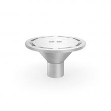 Zurn Industries Z1800-4NH-12B-H5-USA - Z1800-12''Dia(304SS)FloorDrain w/4''NH Otlt & HD Pmter Gap Grt w/Fingr Hol