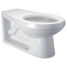 Zurn Industries Z5637-BWL - HET ELONGATED, FLOOR MOUNTED BCK OUTLET ECOVANTAGE BACK SPUD VALVE TOILET W/ AM