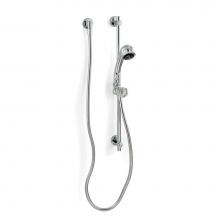 Zurn Industries Z7000-HW-H7 - 2.0 Handwall w/60'' Metal Hose,    Elbow & Flange, 24'' Slide