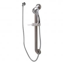 Zurn Industries Z7000-HW15 - HW SHOWER, 24'' GRAB BAR, 60'' METAL HOSE