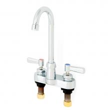 Zurn Industries Z812A1-XL-3F - -XL CENTERSET W/ 3-1/2''GOOSENECK SPOUT&2-1/2'' LEVER HANDLES